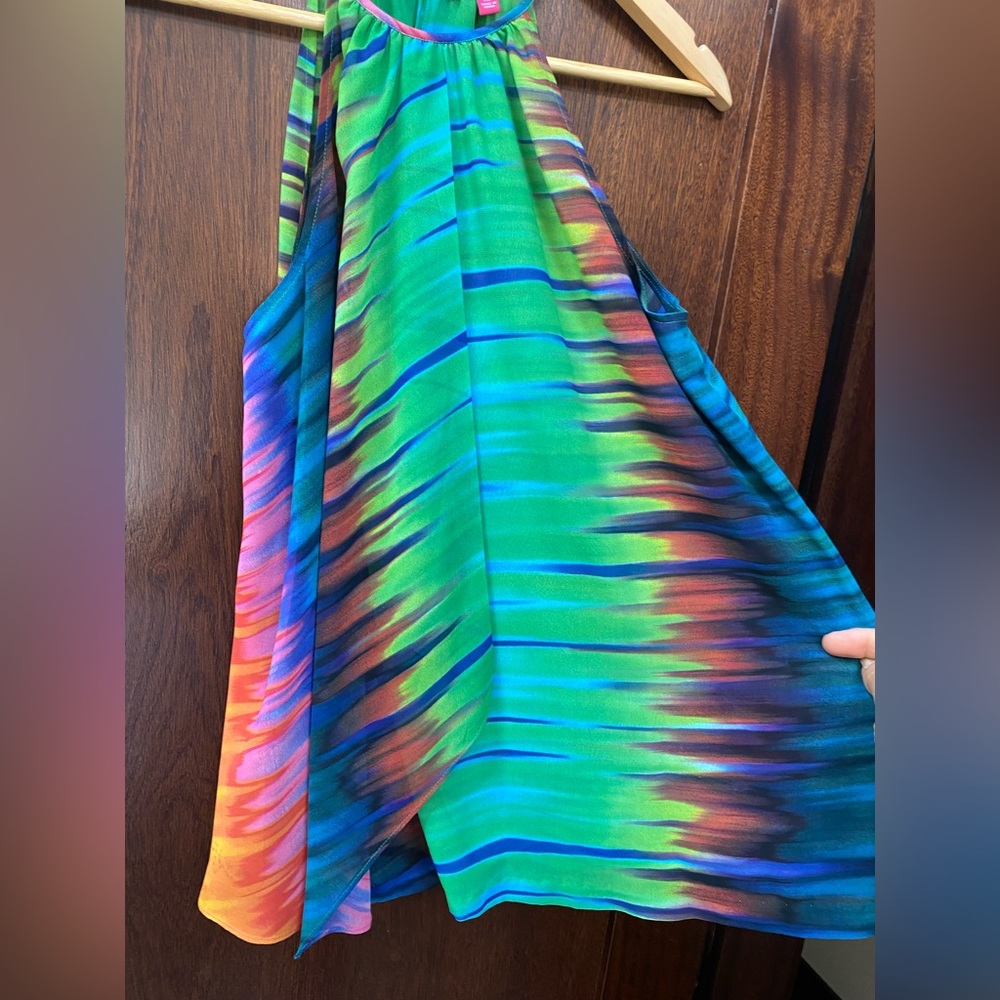 Beautiful jewel-toned sleeveless top